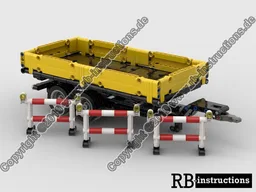Side Dump Trailer für 42053 Volvo EW160E