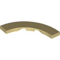 Tile 4 x 4 Curved, Macaroni / Tan