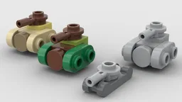 Nano Tanks 2 (featuring the world's smallest buildable Lego Tank)