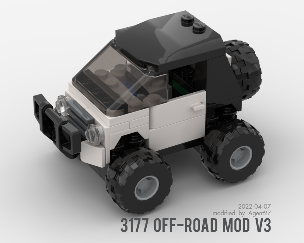 Lego 3177 Small Car Off-Road Modification V3