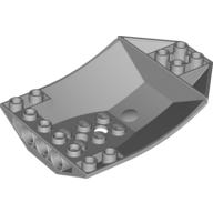 Lego Brick Wedged, Curved Inverted 8 x 6 x 2 Cockpit / Light Bluish Gray