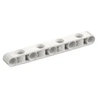 Technic Beam 1 x 9 Thick with Alternating Holes / White