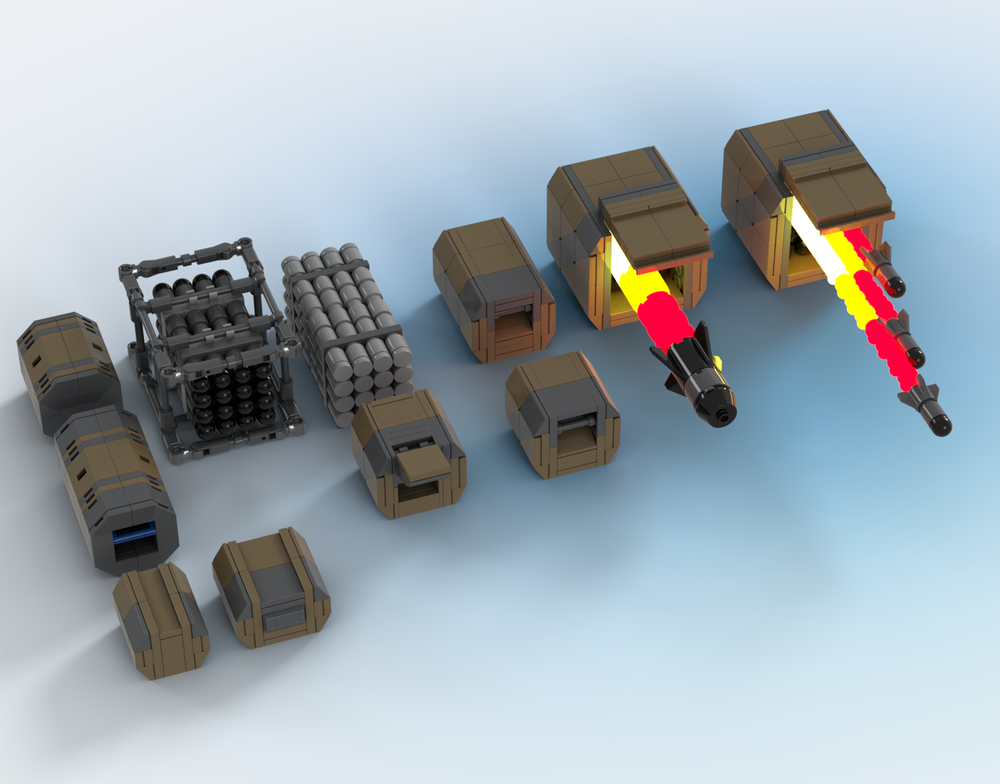 Lego Crates, Containers, and More – Custom LEGO® MOC