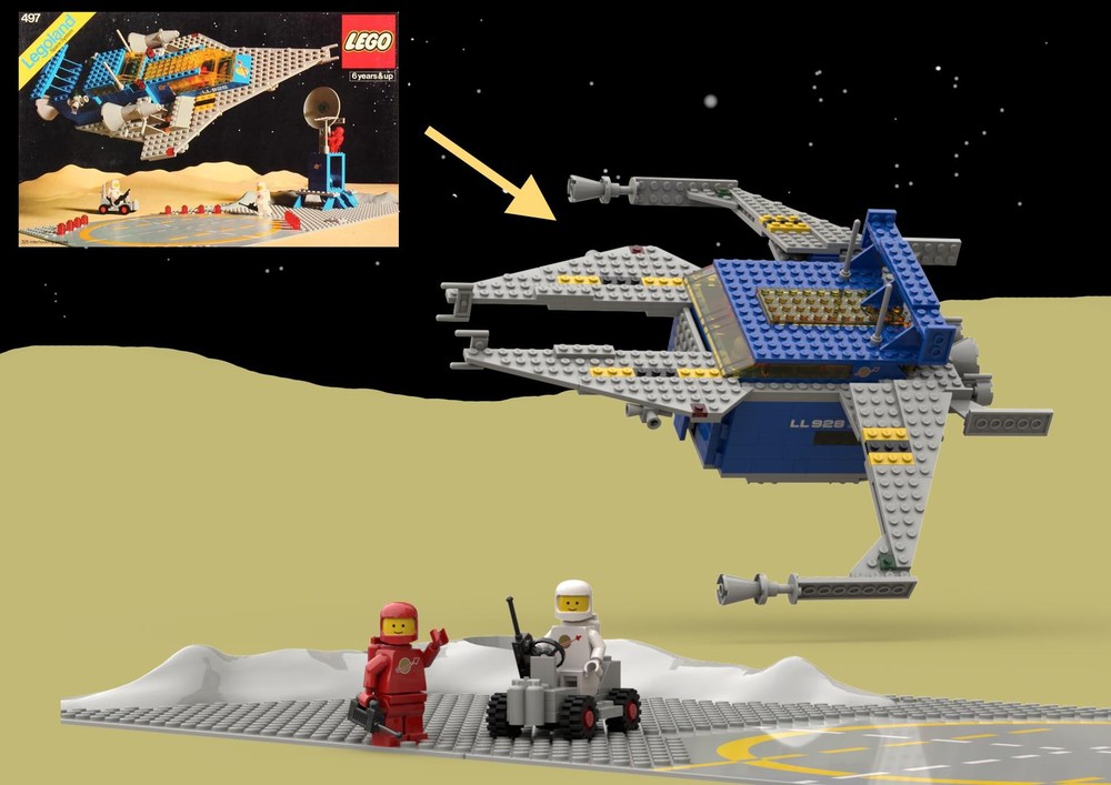 Lego LL928 Galaxy Explorer A001 (set 928-1 or 497-1)