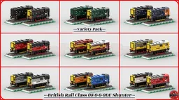 (All Pack) BR Class 08 Shunters (8W)