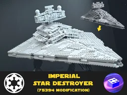 Imperial Destroyer - Larger, Full Underside (75394 mod)