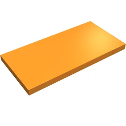 Scala, Tile 3 x 6 / Orange