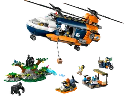 Jungle Explorer Helicopter at Base Camp