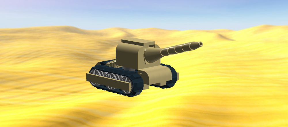 Lego mini desert tank