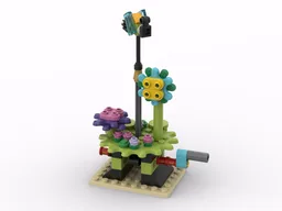 Bee and flowers | 11019 'Bricks and Functions' alternative build