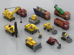 Construction Site and Vehicles (microscale)