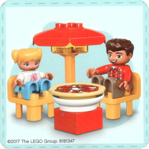 Lego Find a Pair Card from Set 40267-1 / [No Color/Any Color]