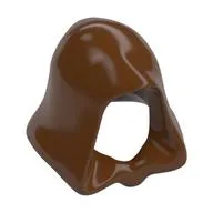 Hood, Connected Chin / Reddish Brown