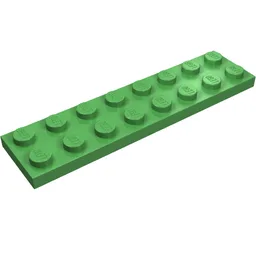 Plate 2 x 8 / Bright Green