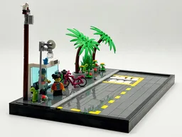Bus Stop Diorama