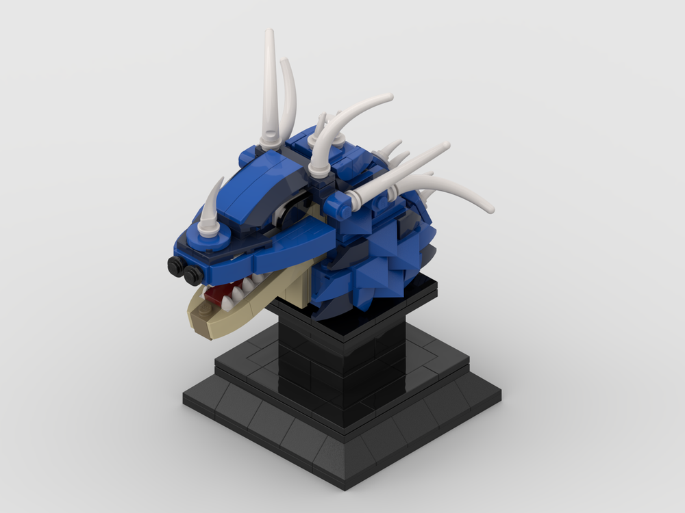 Lego Blue Dragon Head