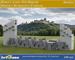 Modular Castle Wall Upgrade - Burgmauer Erhöhung