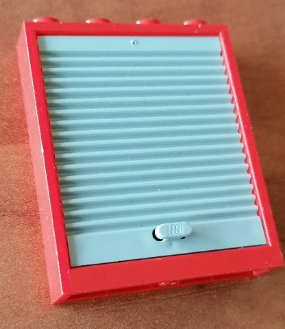 Lego Door, Frame 1 x 4 x 4 Lift with Light Gray Door (6154 / 6155)