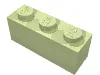Brick 1 x 3 / Yellowish Green
