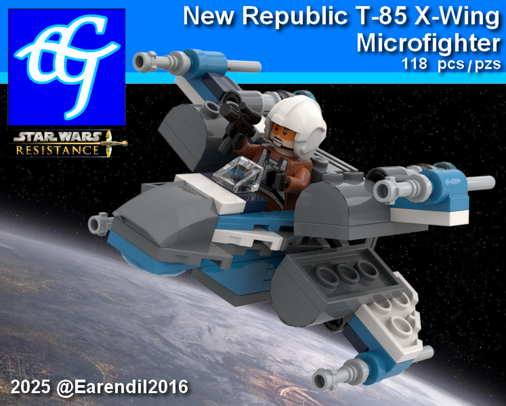 Lego New Republic T-85 Microfighter