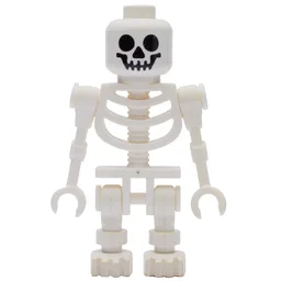 Skeleton, Standard Face, Straight Mechanical Arms (3626b Head)