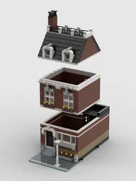 half baseplate modular building