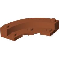 Lego Brick Round Corner 5 x 5 Macaroni with 1/3 Inner Side / Dark Orange