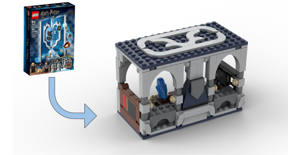 Lego 76411 Alternative "Ravenclaw's bedroom"