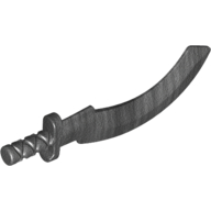 Lego Weapon Sword / Khopesh / Pearl Titanium