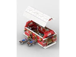 Santa's Workshop Barn - Complete