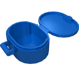 Belville / Scala, Bag / Case, Oval / Blue