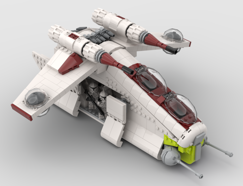 Lego Compact Republic Gunship Low Part Costs