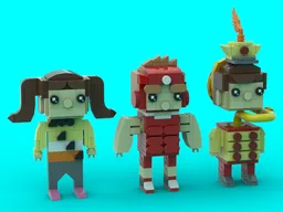 Disrespectoids Brickheadz Set 4