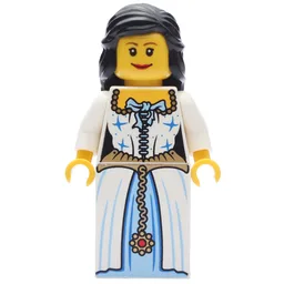 Maiden - Black Hair, One-sided Head