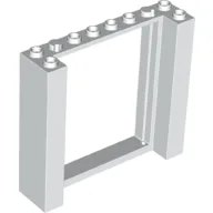 Door Frame Double 2 x 8 x 6 / White
