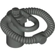 Minifig Neckwear Scuba Airtank, Bar Holder / Dark Gray