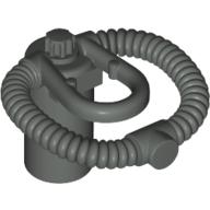 Lego Minifig Neckwear Scuba Airtank, Bar Holder / Dark Gray