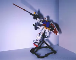 RX-78 gundam with transforming core fighter