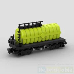 7 stud wide 4axle food train tank car - tanker railcar