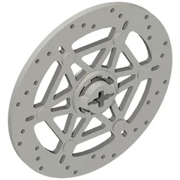 Brake Disc 6 x 6 / Light Bluish Gray