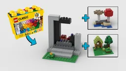 Minecraft from Classic - The Ruined Portal / Mushroom Island / Small Shack