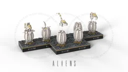 Micro ALIENS Diorama : "Hatching"