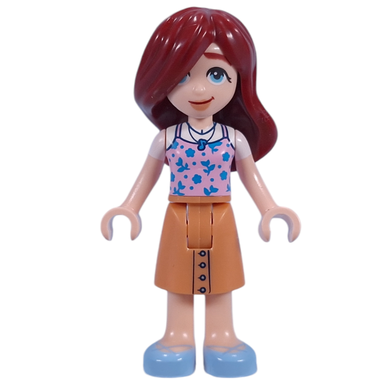 Lego Paisley - Lavender Top, Nougat Skirt