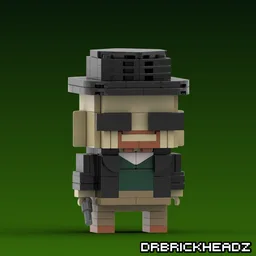 Heisenberg (Breaking Bad) Custom Brickheadz