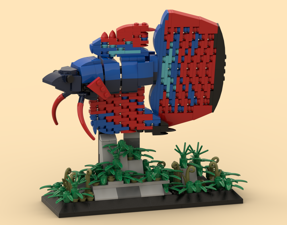 Lego RED BLUE BETTA SPLENDENS HALFMOON