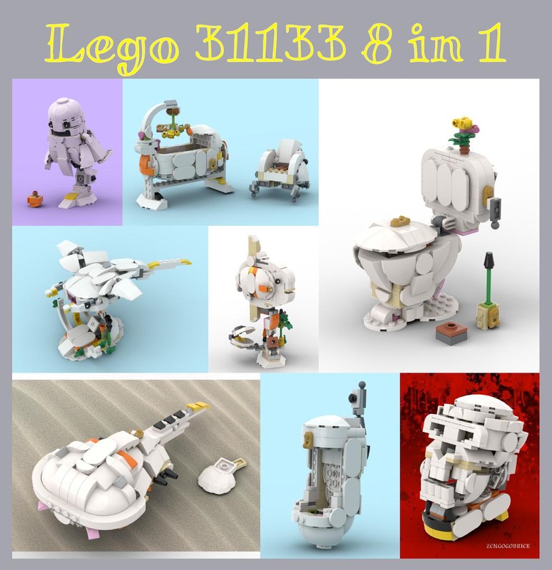 Lego 31133 Alternate Build 8 in 1 Bundle