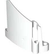 Technic Panel Fairing #22 Large Short, Small Hole, Side A / White