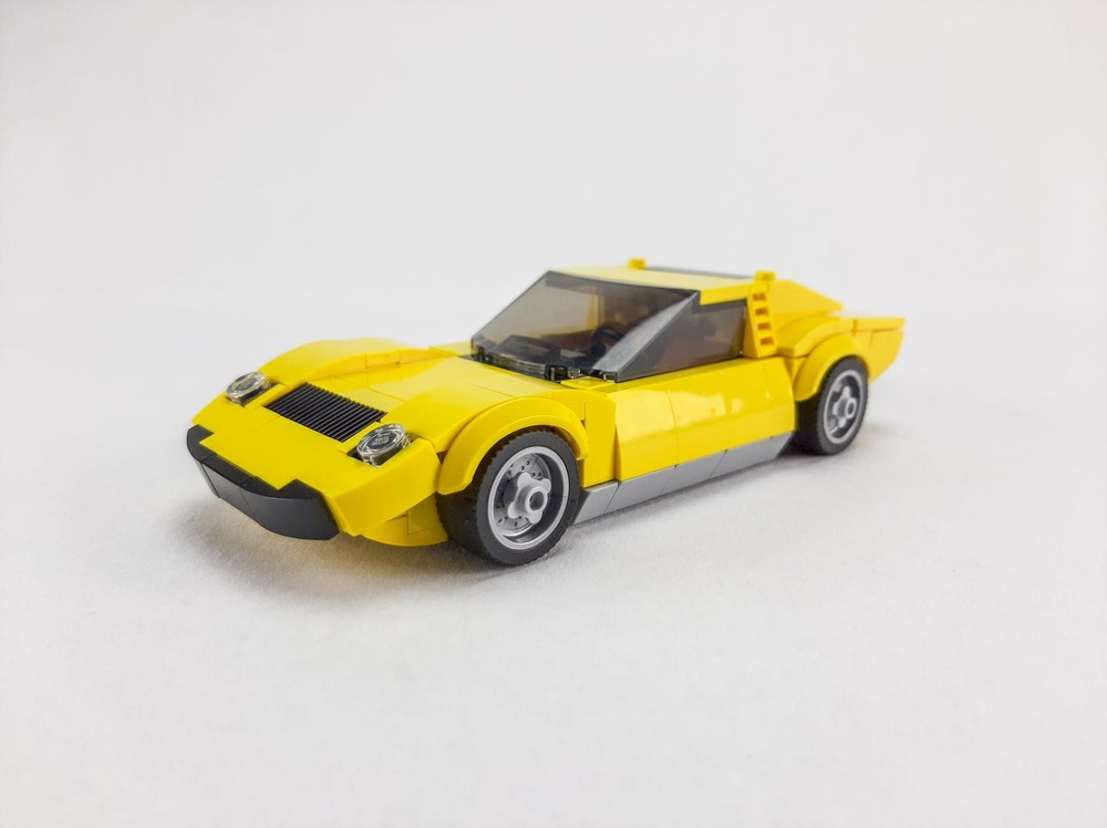 Lego 1966 Lamborghini Miura P400 yellow