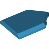 Tile Special 2 x 3 Pentagonal / Dark Azure