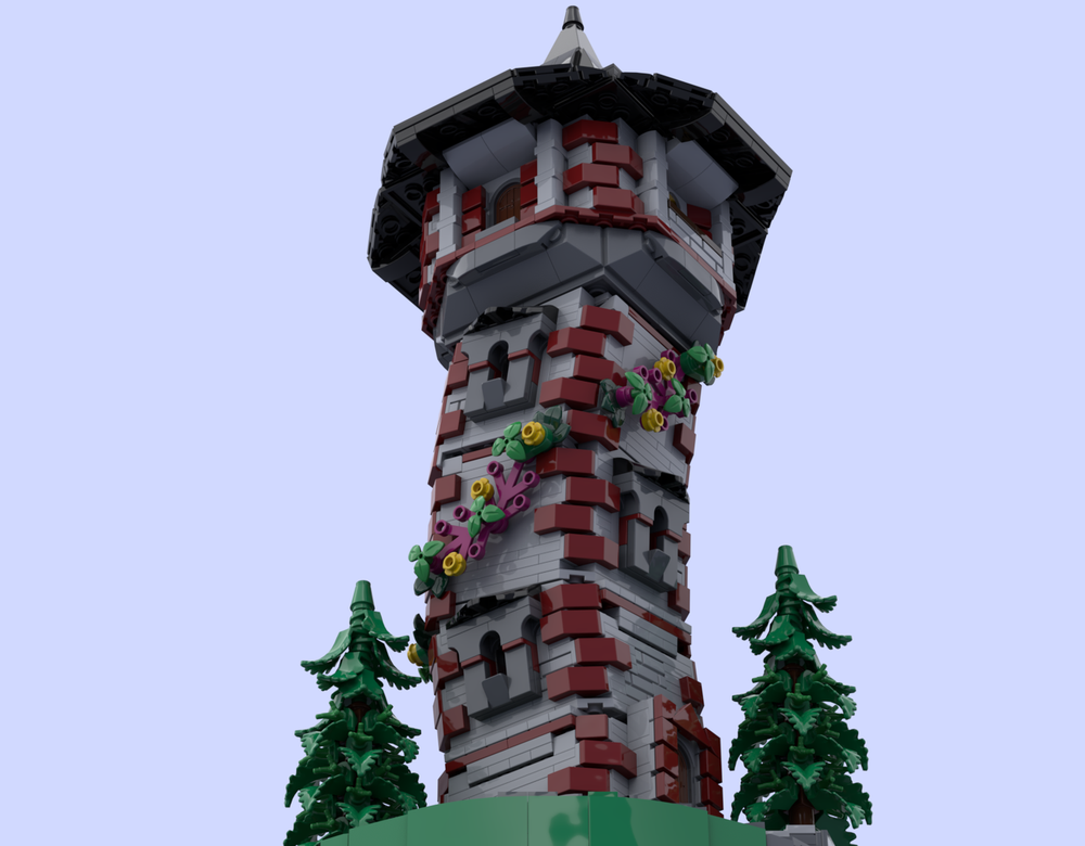 Lego Crooked Tower Dice Roller